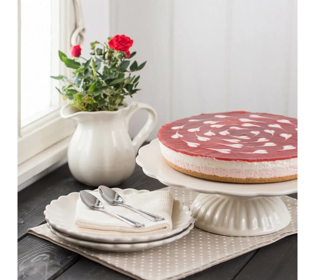 Ib Laursen Kuchenteller Mynte Butter Cream Keramik - Bild 3