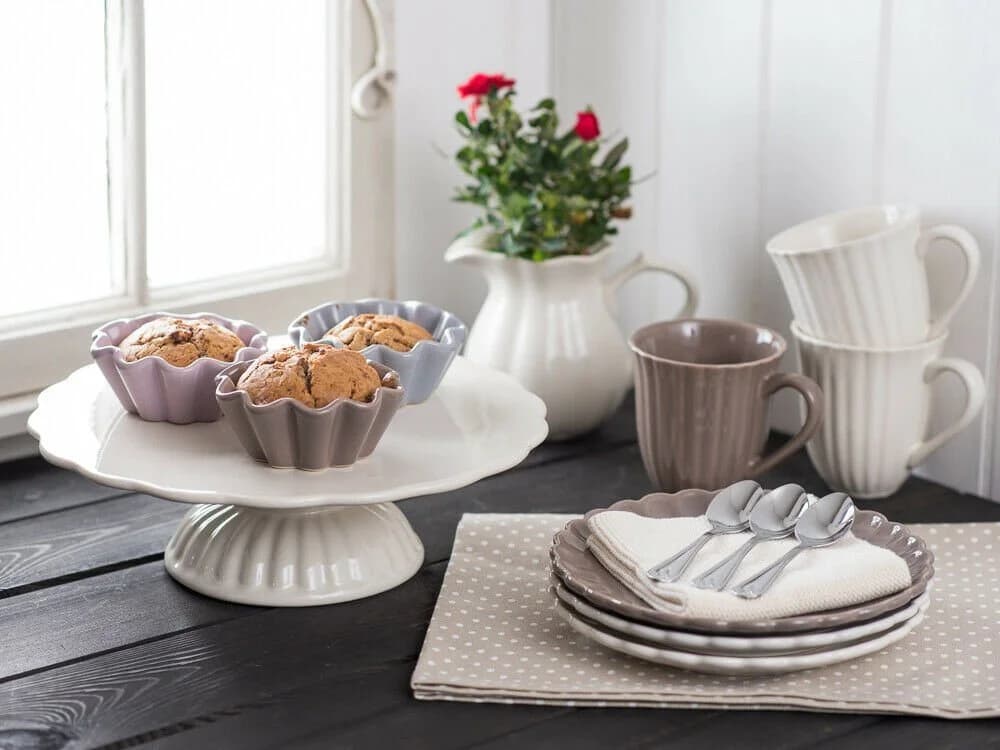 Ib Laursen Kuchenteller Mynte Butter Cream Keramik - Bild 5