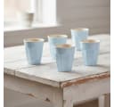 Ib Laursen Café Latte Becher Mynte® Stillwater Hellblau Steingut Bild 4
