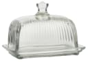 Ib Laursen Butterdose Glasglocke mit Rillen Transparent Bild 2