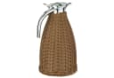 Ib Laursen Isolierkanne 1,5l Edelstahl Polyrattan Braun Bild 2