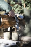 Ib Laursen Isolierkanne 1,5l Edelstahl Polyrattan Braun Bild 4