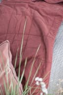 Ib Laursen Quilt Decke Faded Rose Rot 180x130cm Bild 3