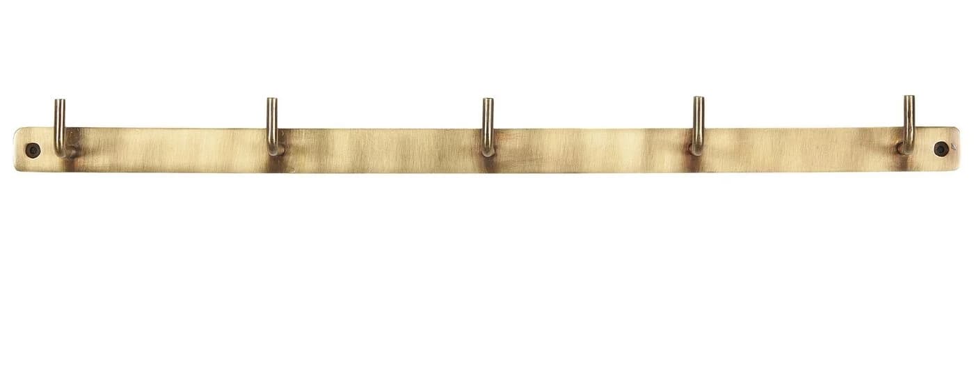 Ib Laursen Hakenleiste 5er Metall Antik Messing - Bild 2