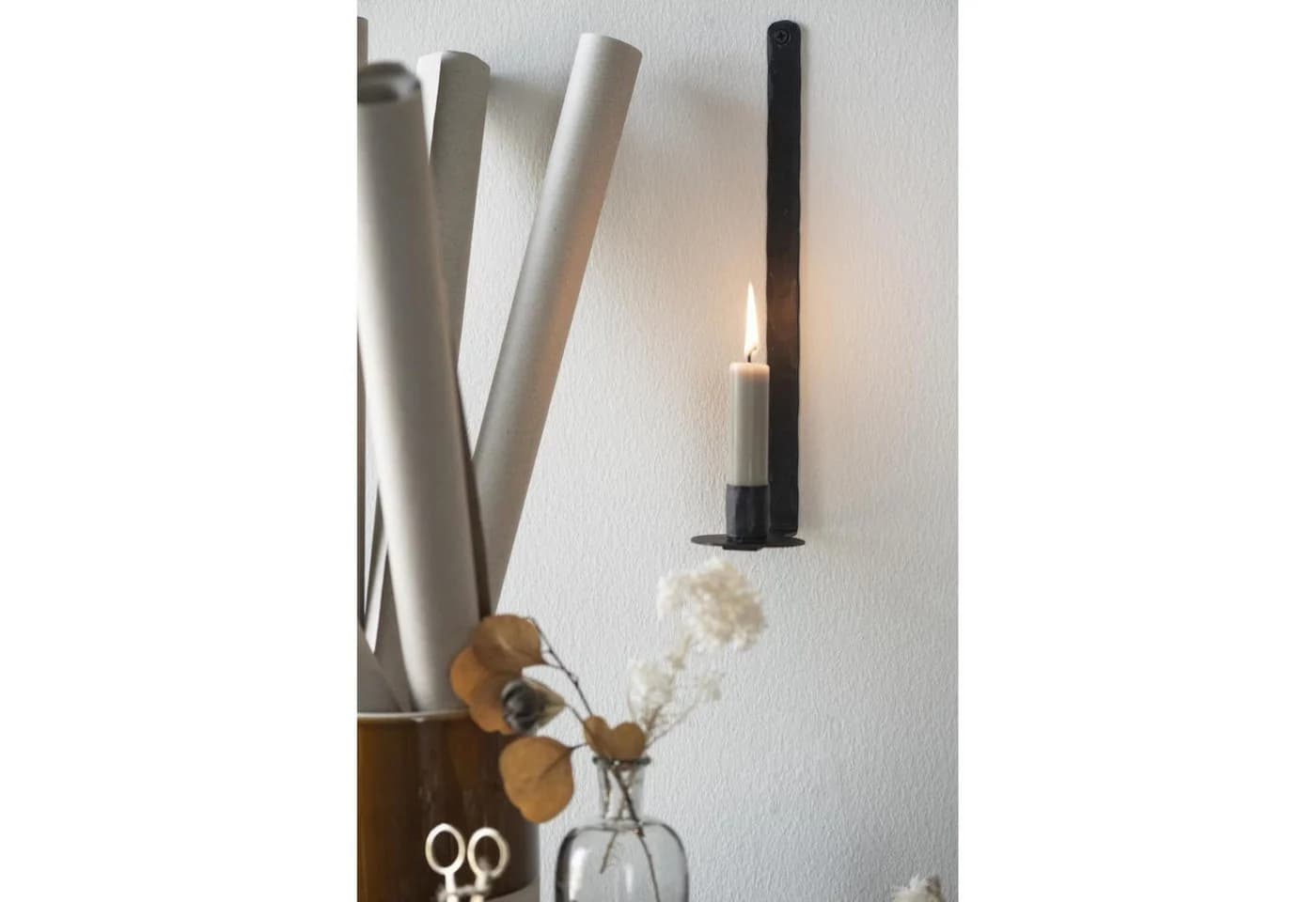 Ib Laursen Wandkerzenhalter Schwarz Metall - Bild 4