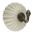 Ib Laursen Wandhaken Keramik Creme Messing Bild 2
