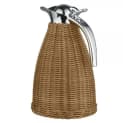Ib Laursen Isolierkanne Thermoskanne Polyrattan Braun Bild 2