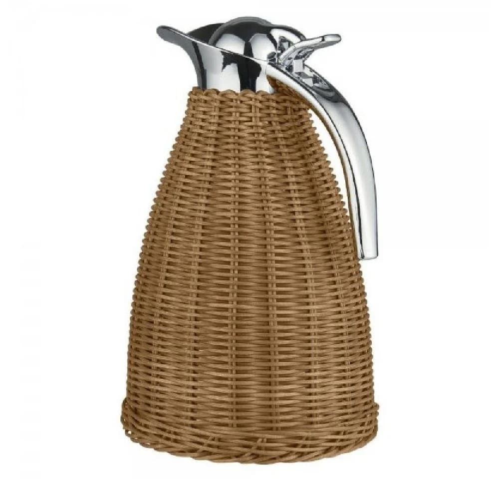 Ib Laursen Isolierkanne Thermoskanne Polyrattan Braun - Bild 2