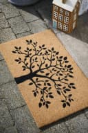 Ib Laursen Fußmatte Türmatte Baum-Motiv Naturfarben Bild 1
