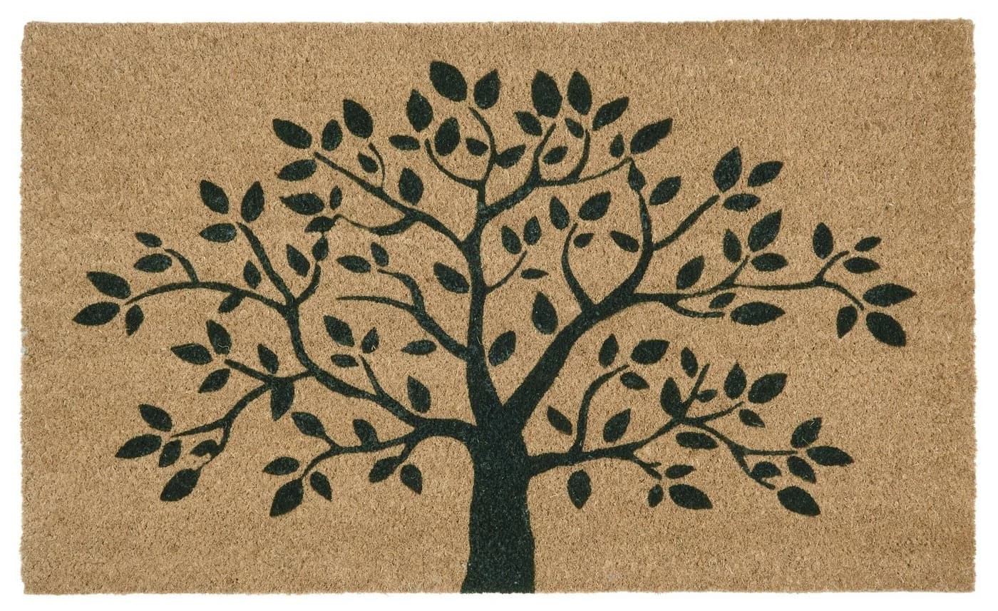 Ib Laursen Fußmatte Türmatte Baum-Motiv Naturfarben - Bild 2