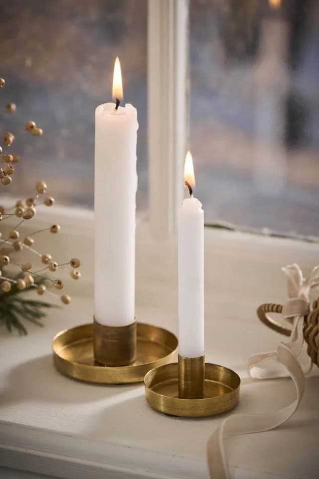 Ib Laursen Windlicht Kerzenhalter Gold Gloria Serie
