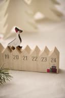 Ib Laursen Adventskalender mit gehender Gans aus Holz Bild 1