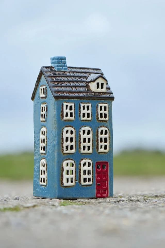 Ib Laursen Teelichthaus Keramik Blau My Home Town