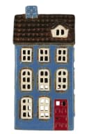 Ib Laursen Teelichthaus Keramik Blau My Home Town Bild 2