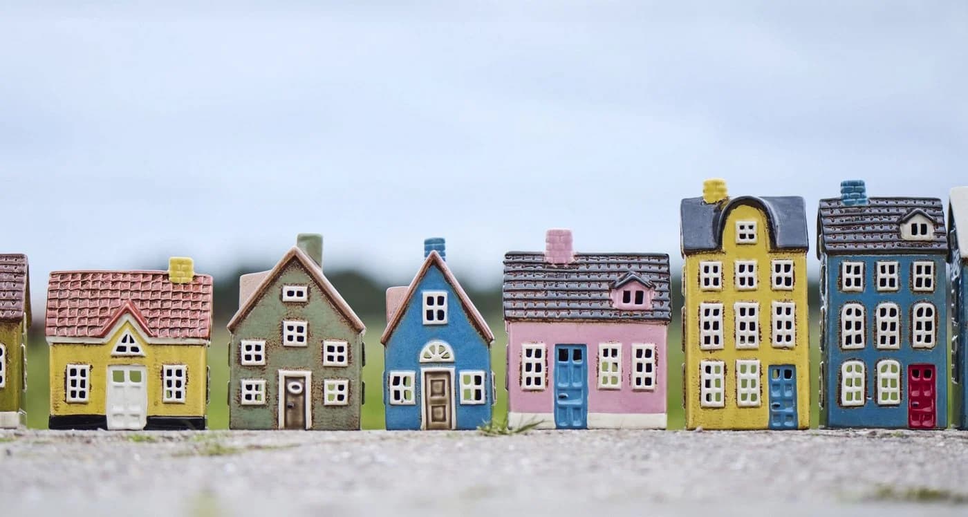 Ib Laursen Teelichthaus Keramik Blau My Home Town - Bild 4