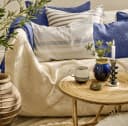 Ib Laursen Wohndecke Waffelmuster Creme 100% Baumwolle Bild 4