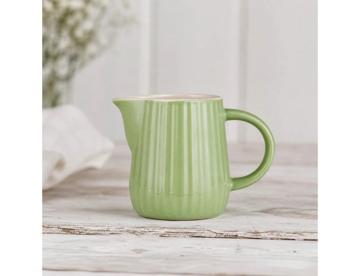 Ib Laursen Milchkännchen Mynte® Wasabi 200 ml Steingut - Bild 3