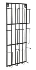 Ib Laursen Kartenwandhalter Schwarz Metall mit 6 Halterungen Bild 3
