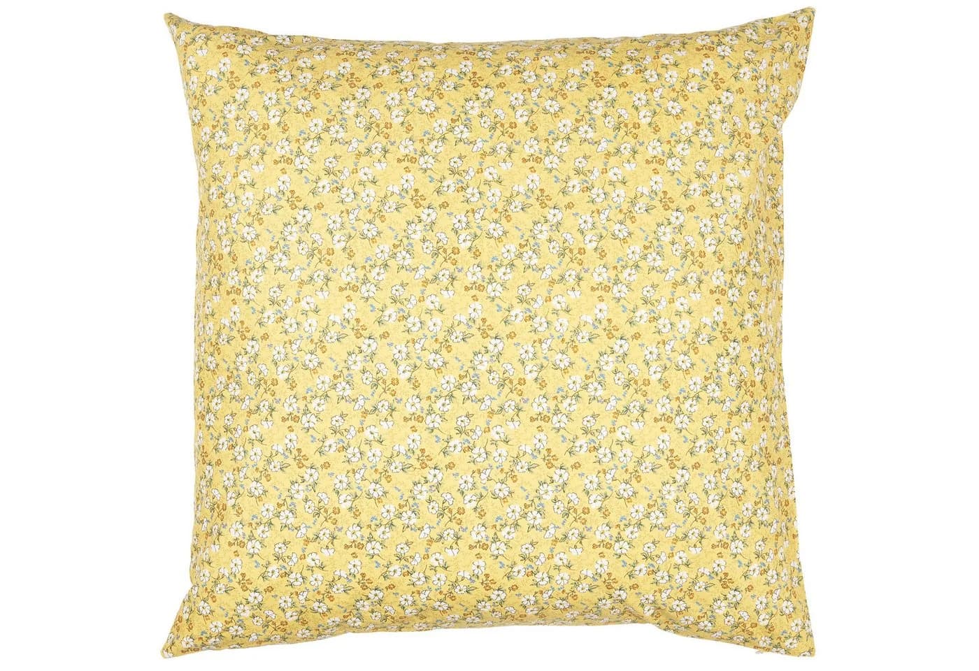 Ib Laursen Kissenbezug 60x60cm Gelb Weiß Blumenmuster - Bild 2