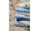 Ib Laursen Kissenbezug Velours Samt 52x52 cm Cornflower Blau Bild 1