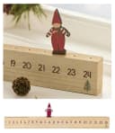 Ib Laursen Adventskalender Holz Wichtel 50cm Bild 2