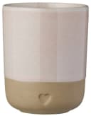 Ib Laursen Becher Steingut mit Herz 190ml Braun/Rosa Bild 2