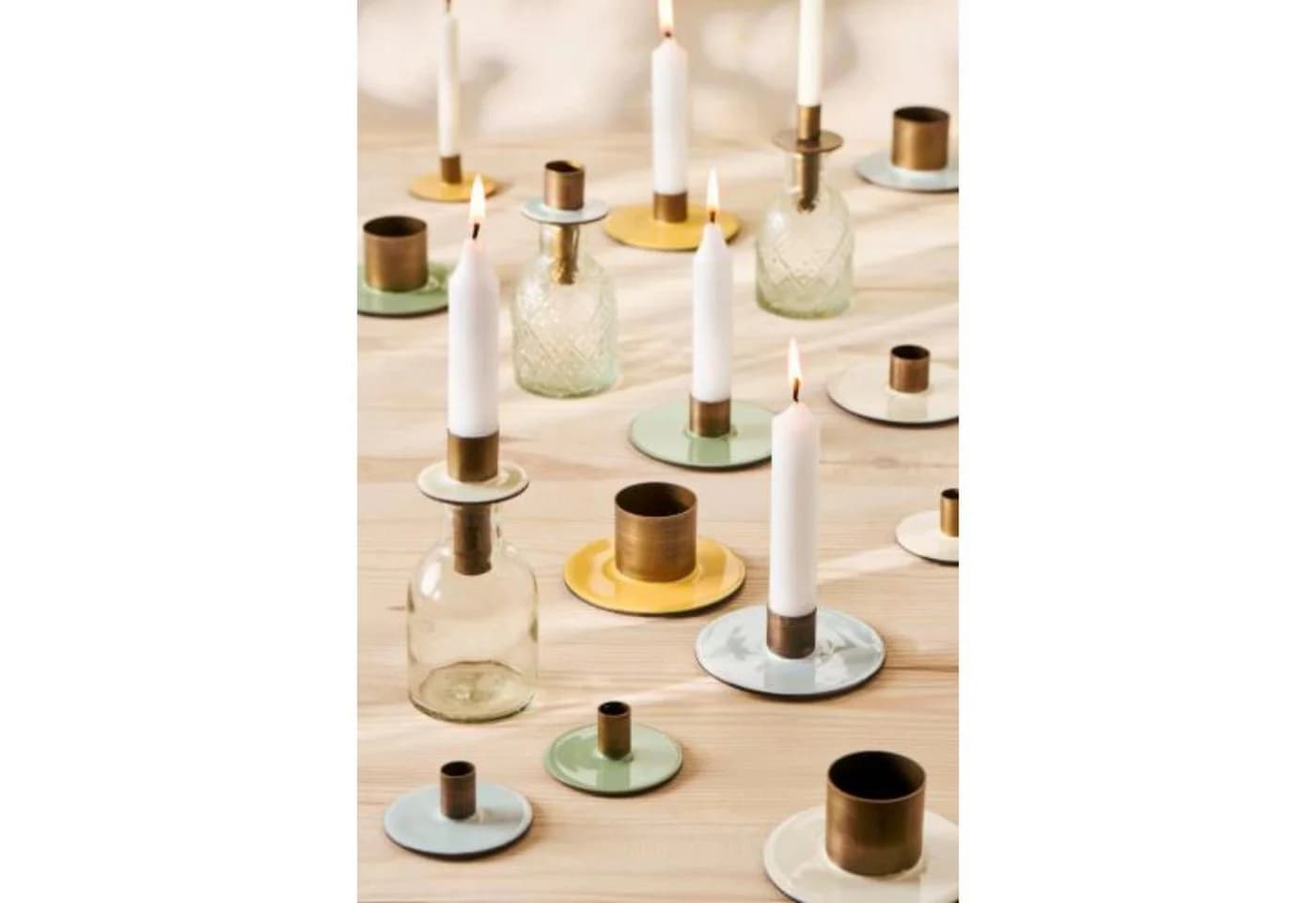 Ib Laursen Kerzenhalter Butter Cream Messing - Bild 3