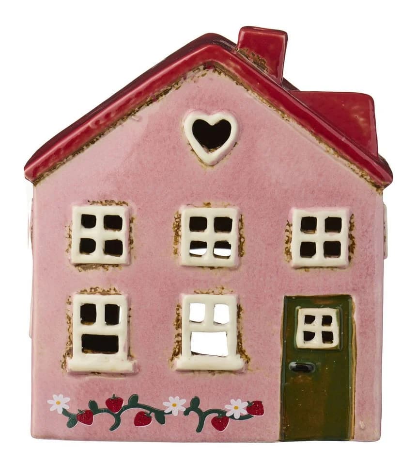 Ib Laursen Teelichthaus Ebeltoft Rosa Keramik - Bild 2