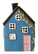 Ib Laursen Teelichthaus Nyhavn Keramik Blau/Rosa Bild 2