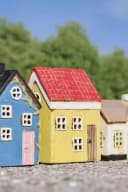 Ib Laursen Teelichthaus Nyhavn Keramik Blau/Rosa Bild 4