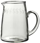 Ib Laursen Kanne Glas 800ml mit Blattrankenmuster Bild 2
