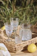 Ib Laursen Kanne Glas 800ml mit Blattrankenmuster Bild 4