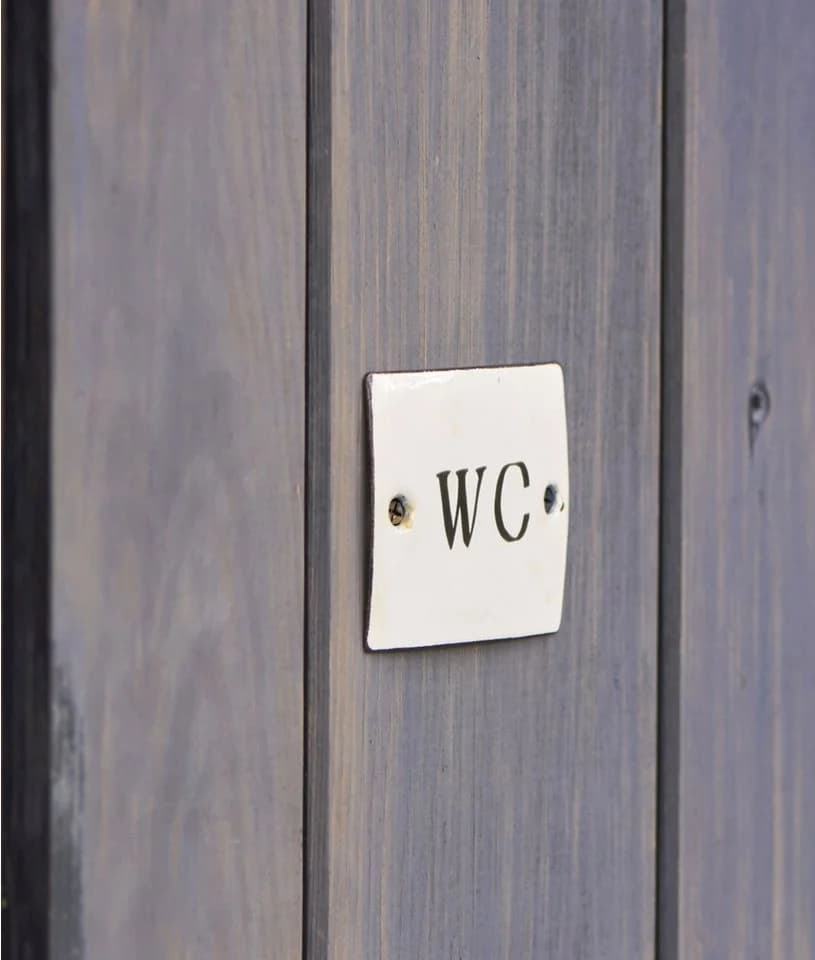 Ib Laursen WC Schild Toilettenschild Kloschild Türschild Emaille