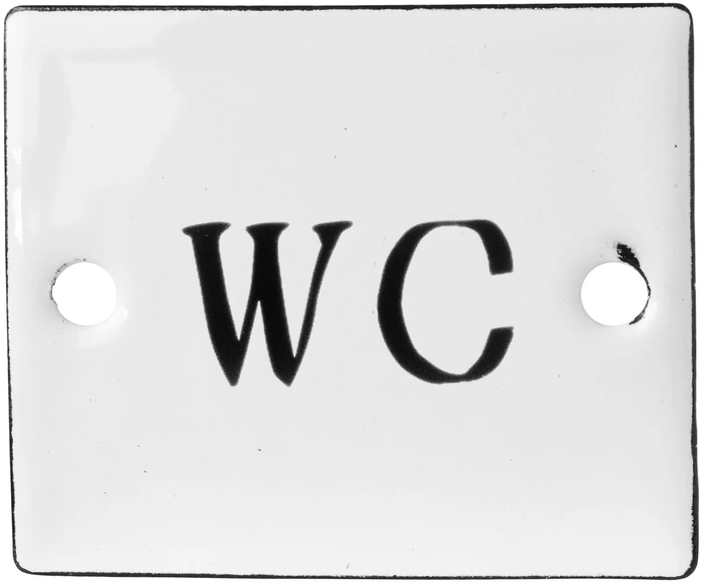 Ib Laursen WC Schild Toilettenschild Kloschild Türschild Emaille - Bild 2