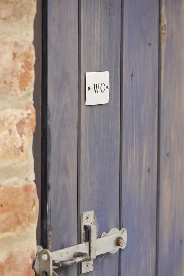 Ib Laursen WC Schild Toilettenschild Kloschild Türschild Emaille - Bild 3