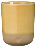 Ib Laursen Becher Steingut mit Herz 190ml Braun/Gelb Bild 2