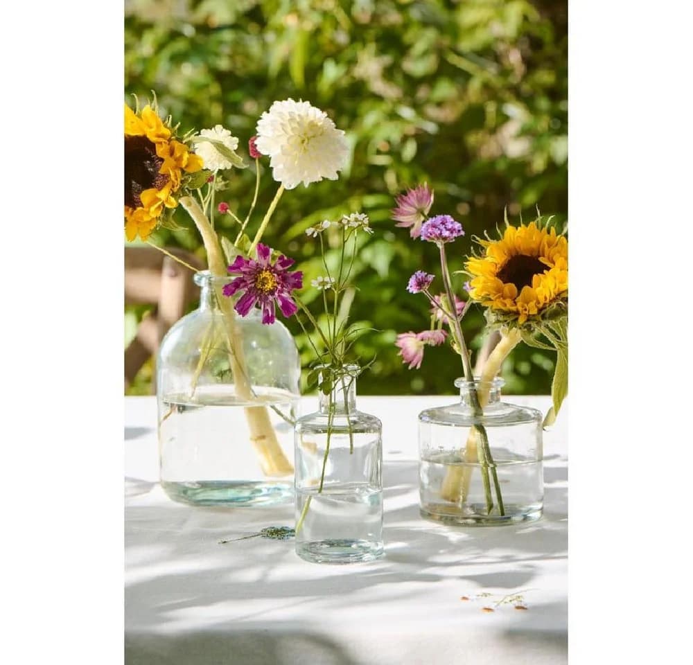 Ib Laursen Blumenvase Anna Transparent Glas 10cm