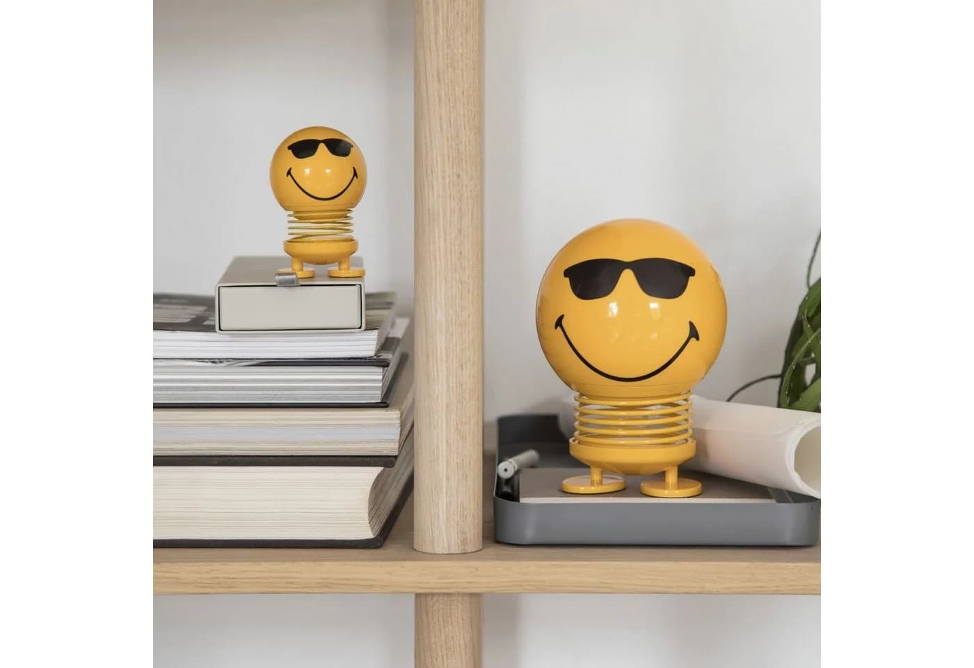 HOPTIMIST Smiley Cool S Dekofigur Gelb