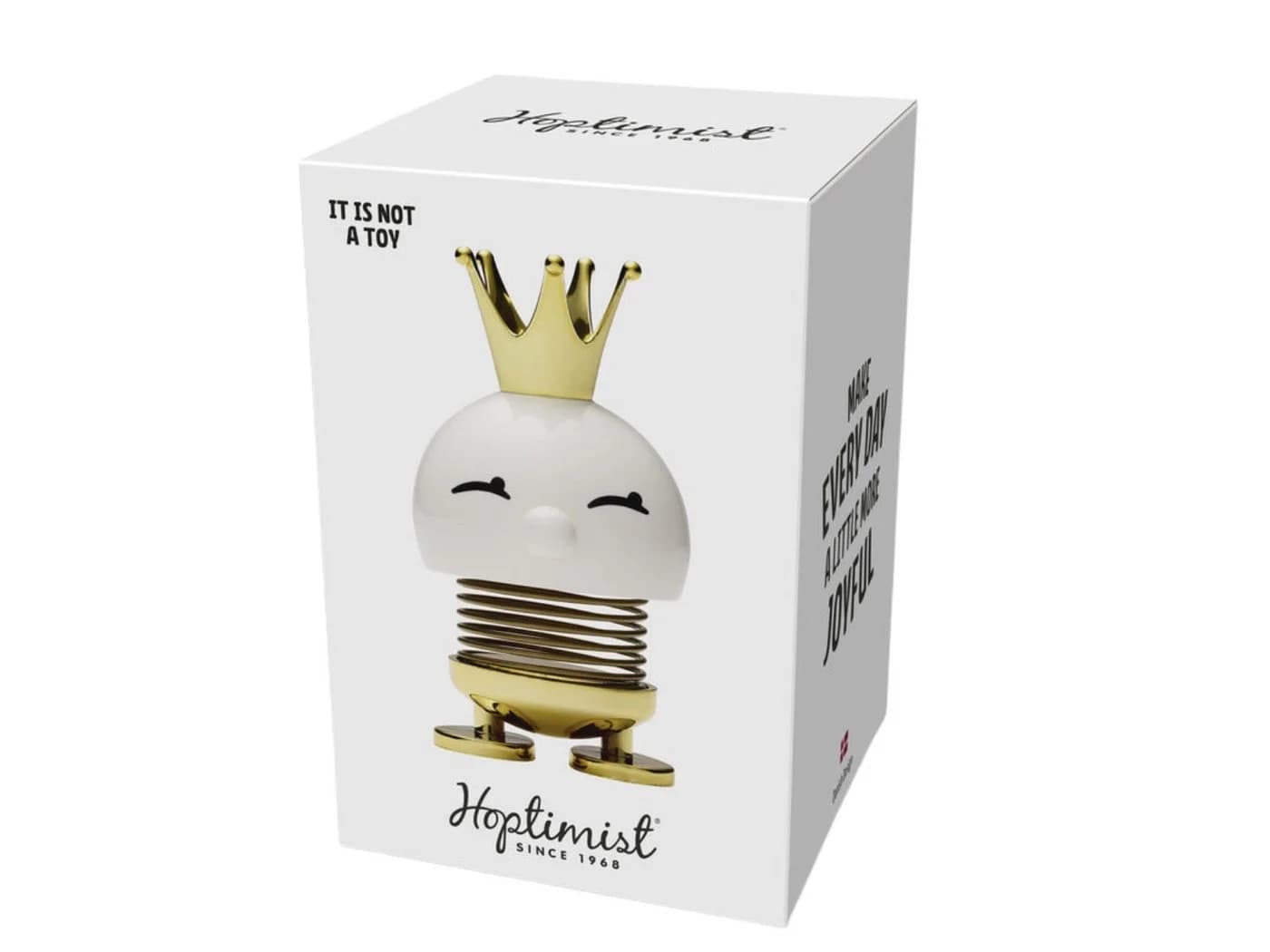HOPTIMIST Dekofigur Princess weiß mit goldener Krone