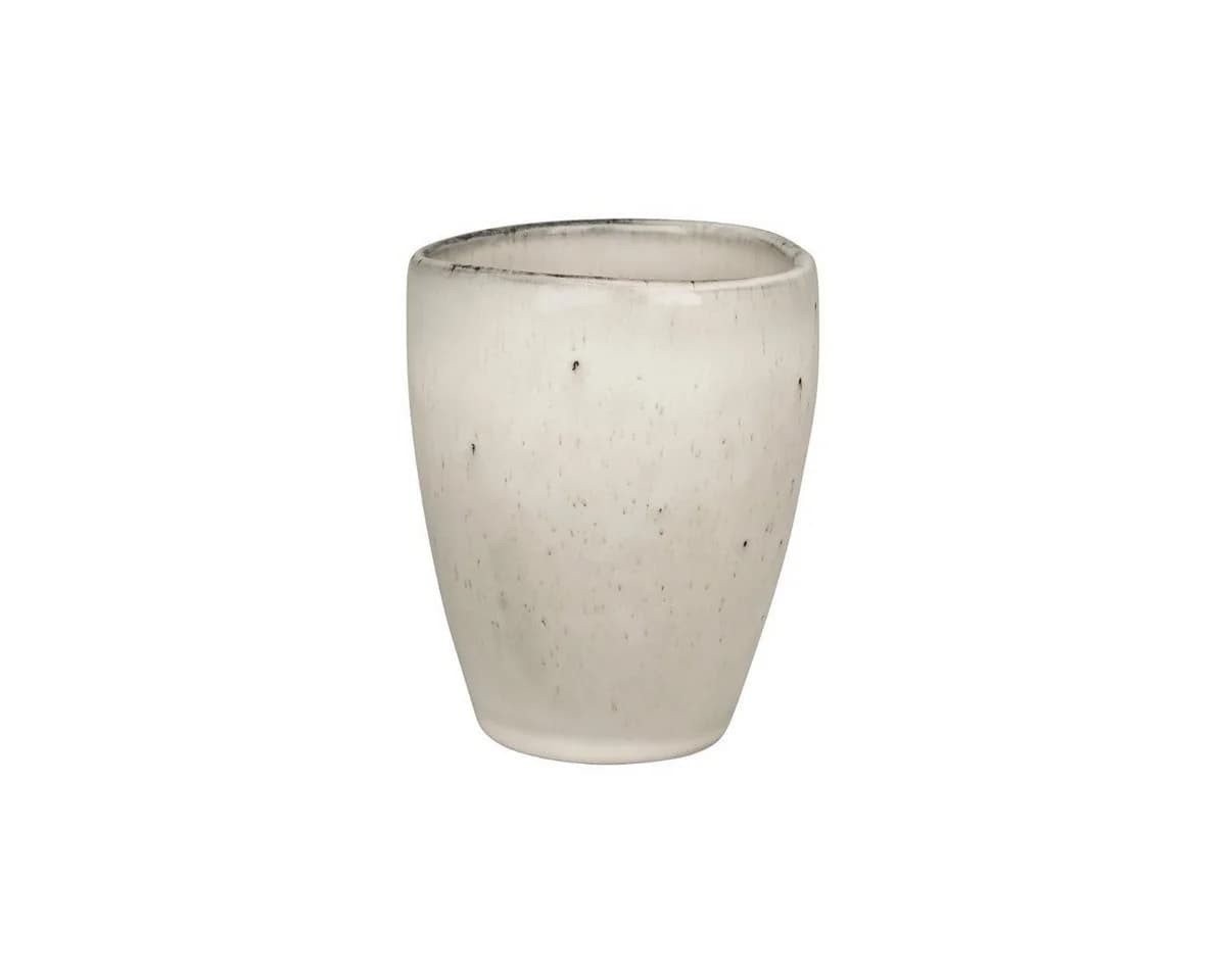 Broste Copenhagen Becher NORDIC SAND ohne Henkel Steinzeug Beige
