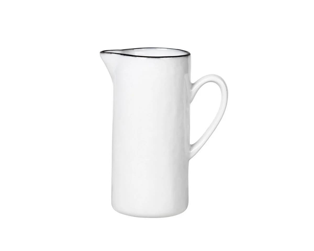 Broste Copenhagen Salt Milchkännchen Weiß Schwarz 0,25l - Bild 2