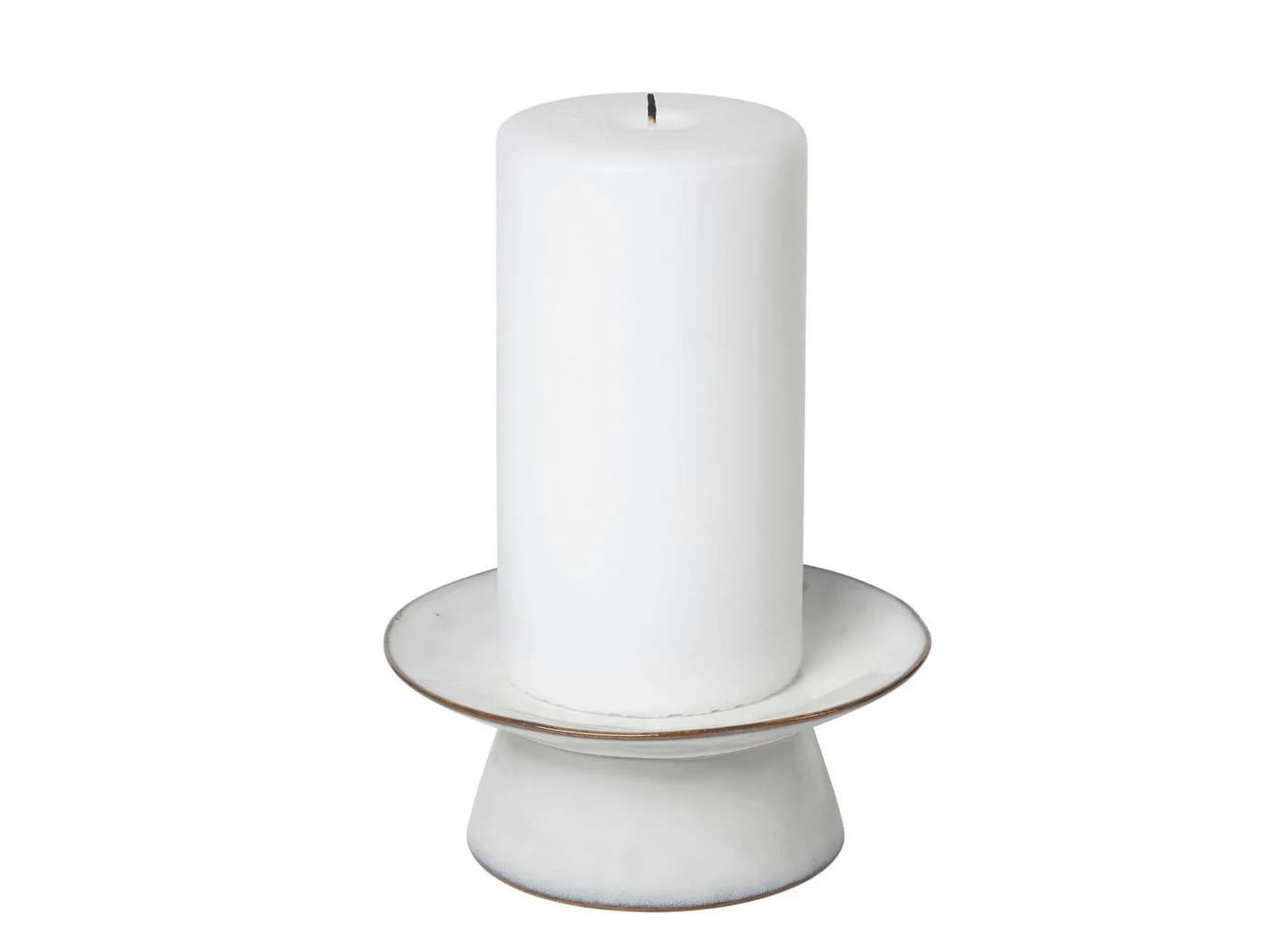 Broste Copenhagen Tortenplatte NORDIC SAND Beige Steingut