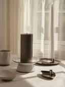 Broste Copenhagen Tortenplatte NORDIC SAND Beige Steingut Bild 3