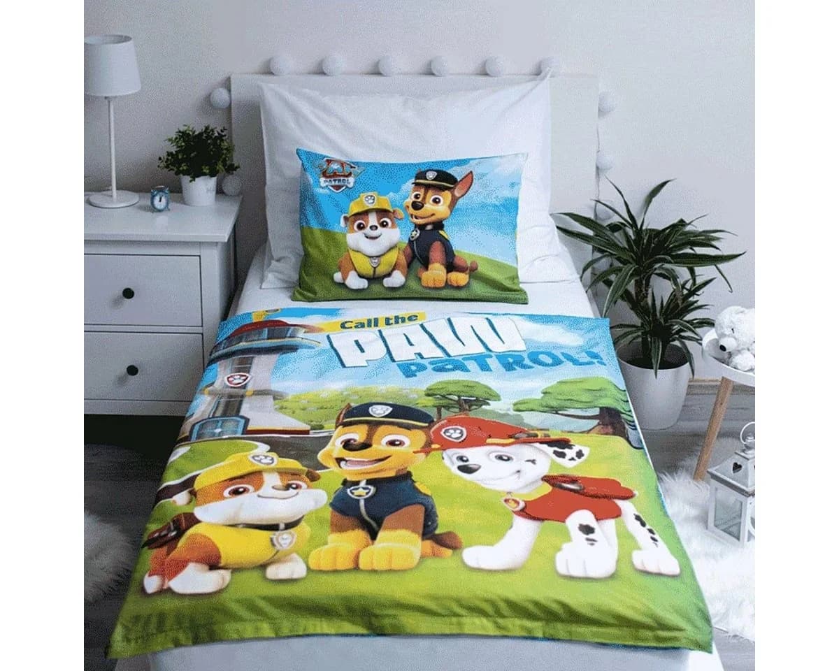 Paw Patrol Kinderbettwäsche Set 100x135 cm Baumwolle Renforcé Bunt