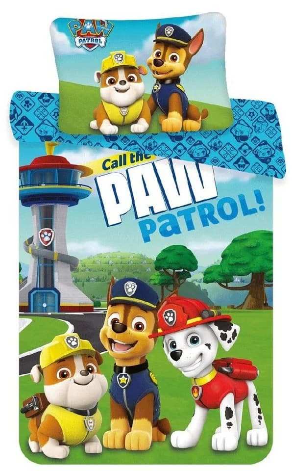 Paw Patrol Kinderbettwäsche Set 100x135 cm Baumwolle Renforcé Bunt - Bild 2