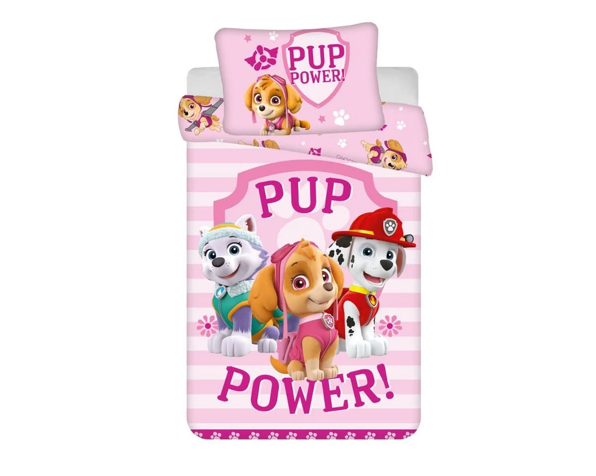Paw Patrol Bettwäsche Set Kinder 100x135 cm Baumwolle Bunt - Bild 2