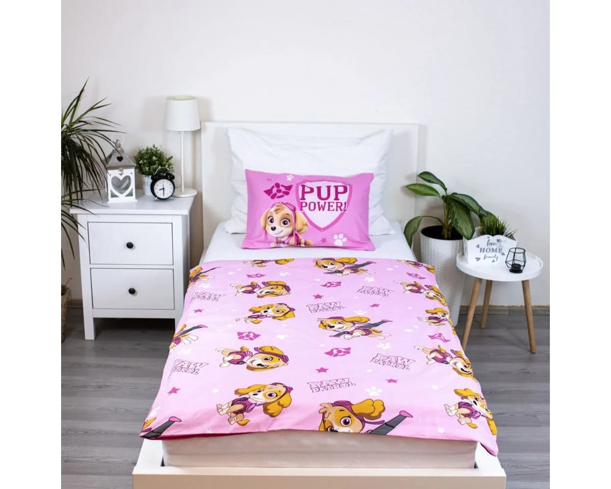 Paw Patrol Bettwäsche Set Kinder 100x135 cm Baumwolle Bunt - Bild 3
