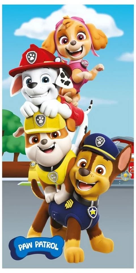 Jerry Fabrics Paw Patrol Handtuch Chase 70 x 140 cm Baumwolle