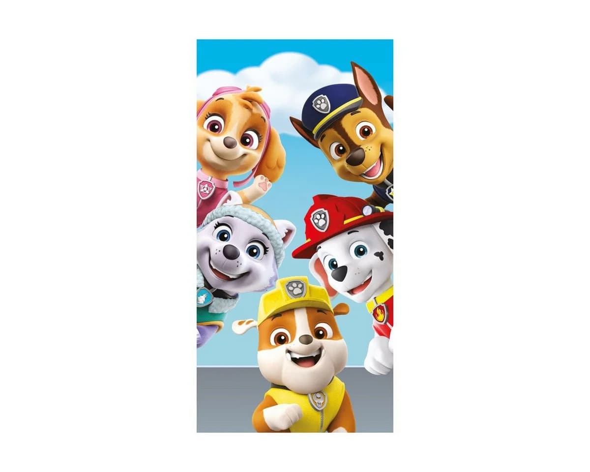 Paw Patrol Badetuch 70x140cm Frottee Baumwolle Strandtuch Kinder