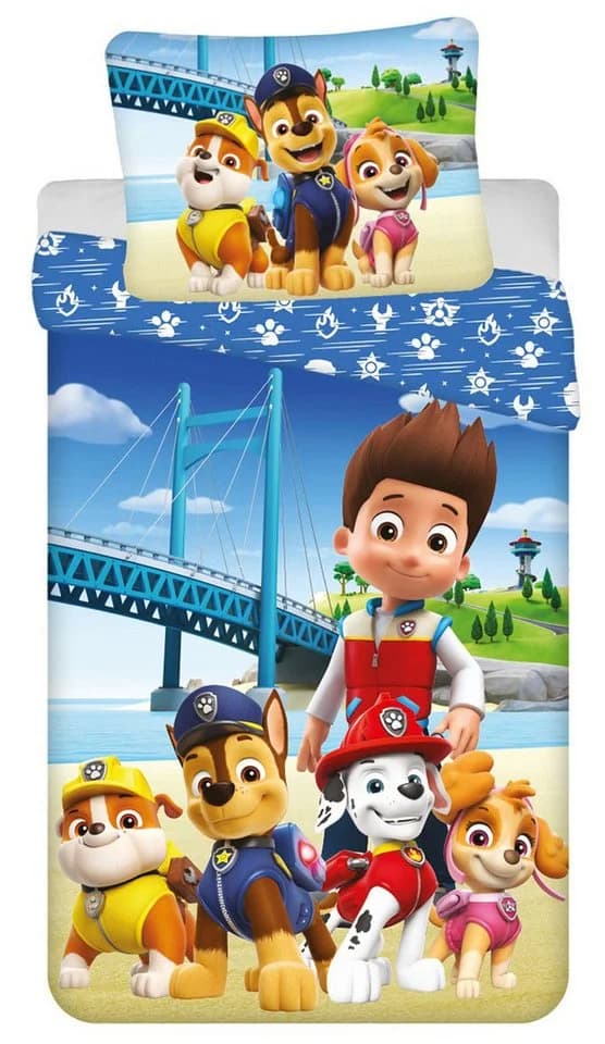 PAW PATROL Kinderbettwäsche 2-teilig 100% Baumwolle Renforcé